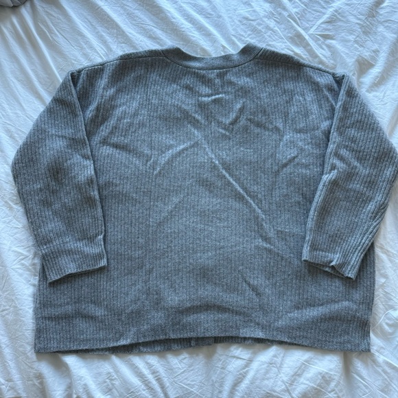 Jenni Kayne Cashmere Cocoon Cardigan in Heather Gray Size S 100% cashmere - Picture 7 of 10